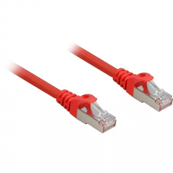 Sieťový kábel Sharkoon Cat.6a SFTP RJ-45 Cat6a 3 m červený