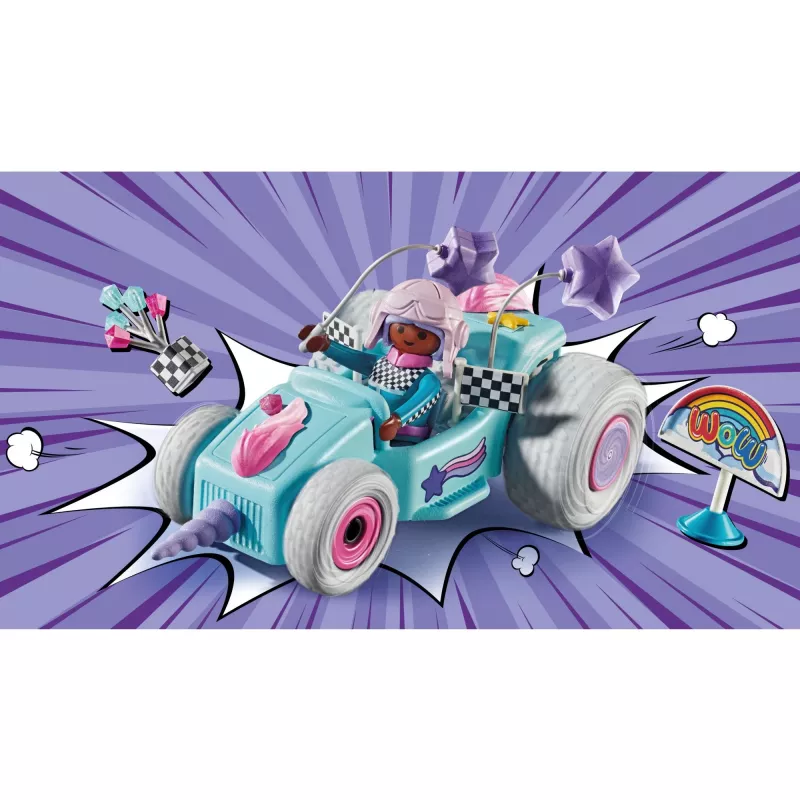 Sada hracích figúrok Funstars 71635 Racing Unicorn