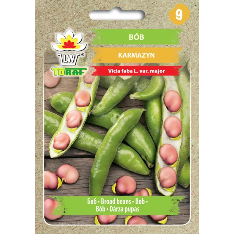 Crimson fazuľa Toraf zeleninové semená, 30g balenie