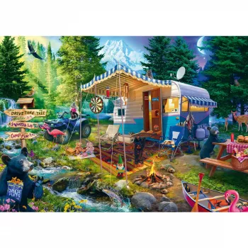 Puzzle 1000 dielikov, schmidt spiele — Jeff Haynie: S karavánou v horách