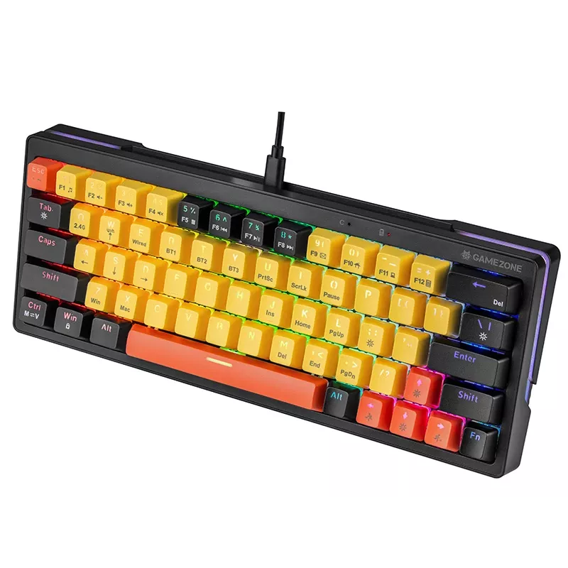 Mechanická klávesnica Tracer Gamezone EVO2 Hot Swap 63 (žltá)
