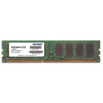 Pamäť Patriot Memory Signature PSD38G13332 (DDR3 DIMM; 1 x 8 GB; 1333 MHz; CL9)