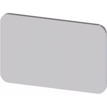 Siemens 3SU1900-0AD81-0AA0 Štítok 17,5 x 27 mm, strieborný, balenie po 10 ks