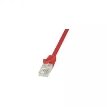 Sieťový kábel LogiLink 3 m RJ-45 Cat6 U/UTP červený