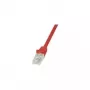 Sieťový kábel LogiLink 3 m RJ-45 Cat6 U/UTP červený