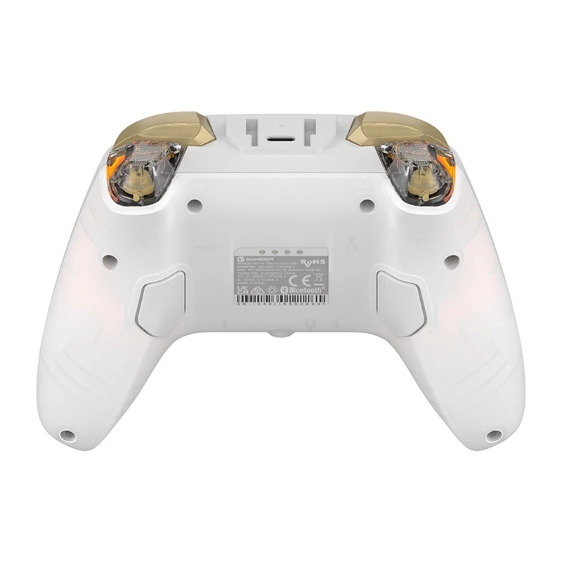 Bezdrôtový ovládač GameSir Cyclone 2 HRG1001 — Bluetooth, ergonomický dizajn, biely