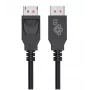 DisplayPort kábel 2m čierny M/M v 2.1