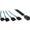 Kábel SFF 8643/4x SATA Inter-Tech 0,5 m