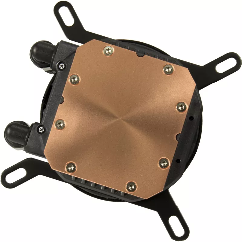 All-in-One kvapalinový chladič INTER-TECH LC-360 RGB — 12 cm ventilátor, hydraulické ložisko, čierny