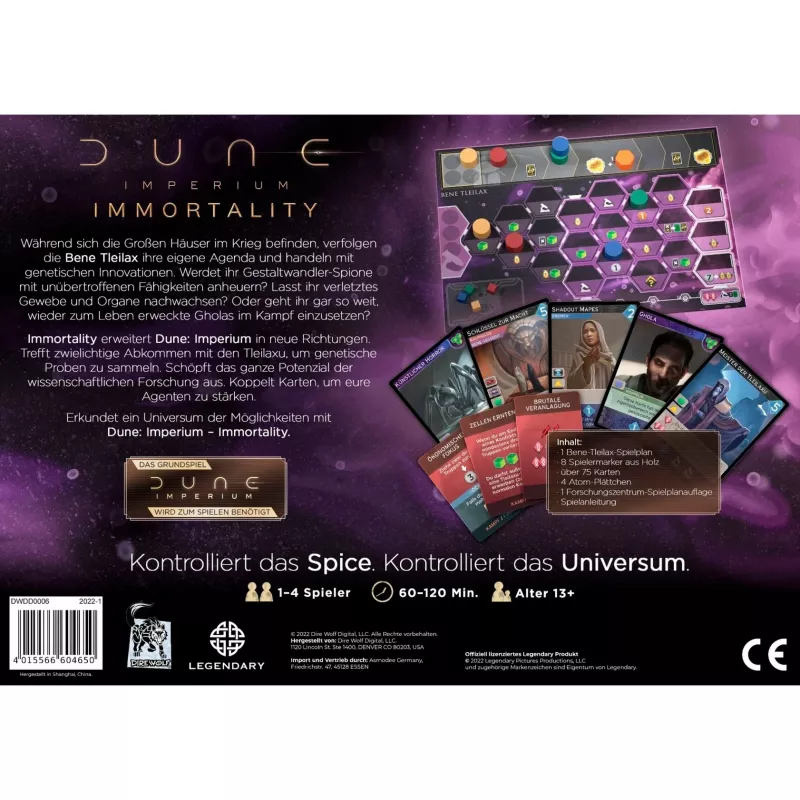 Dune: Imperium - Immortality, rozšírenie doskovej hry