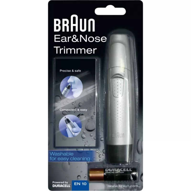 Braun Exact Series EN 10 precízny zastrihávač, čierna, strieborná