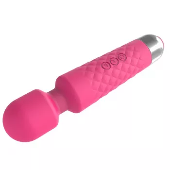 Klitoris masážny prístroj Erolab Wand-M MFN01r Rosé Pink — kompaktná masážna tyčinka v štýle čarovného prútika