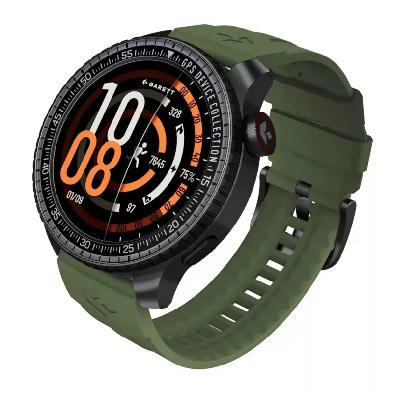 Smartwatch Garett Compass GPS čierny — Garett Compass GPS Smartwatch, čierny