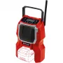 TC-RA 18 Li BT - Solo, stavebné rádio červené/čierne, Bluetooth, bez batérie a nabíjačky