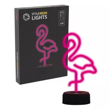 Stolná/dekoratívna LED lampa MANTA SNL79PK ružový plameniak – LED dekoratívne svietidlo