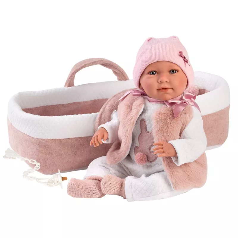 Llorens Mimi Rosa 42 cm — Llorens 74012, vinyl a textil, pohyblivé končatiny