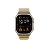 APPLE Watch Ultra 2 GPS + Cellular 49mm puzdro Natural Titanium s Tan Alpine Loop - Small