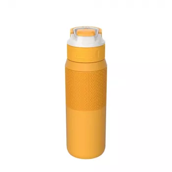 Opakovane použiteľná vákuovo izolovaná fľaša na vodu Kambukka Elton 750 ml, Tritan, uzatvárateľné viečko, oranžová