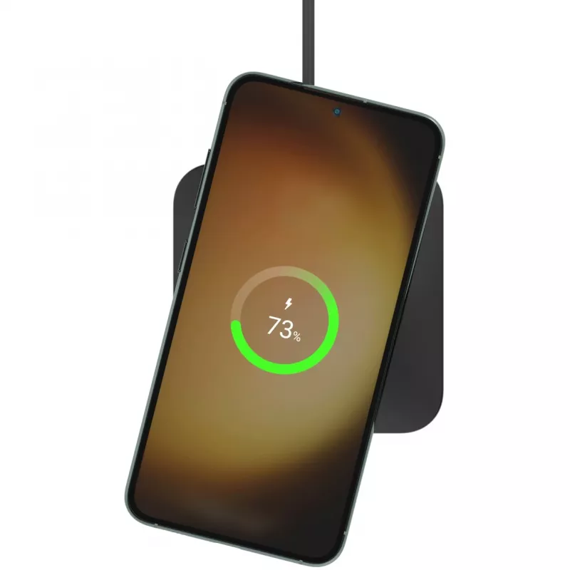 Universal Easy Align bezdrôtová nabíjacia podložka Qi 15W čierna
