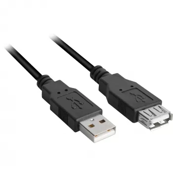 USB kábel Sharkoon 2 m USB A čierny