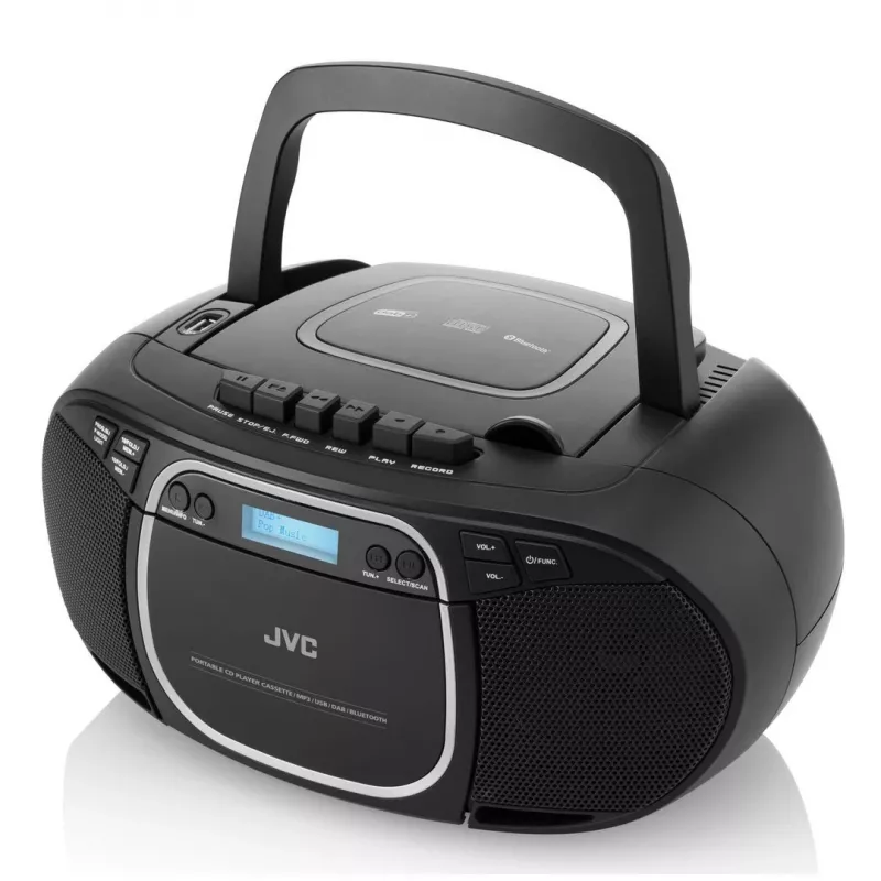 JVC RC-E561B-DAB CD prehrávač čierny prenosný CD prehrávač