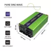 Automobilový menič Qoltec Monolith 600 W zelená 12 V