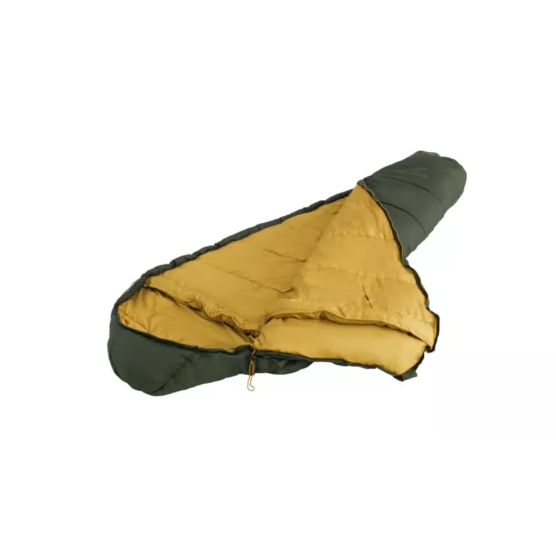 Spací vak easy camp Falcon III mumia -4°C, polyester, zelený, veľkosť M