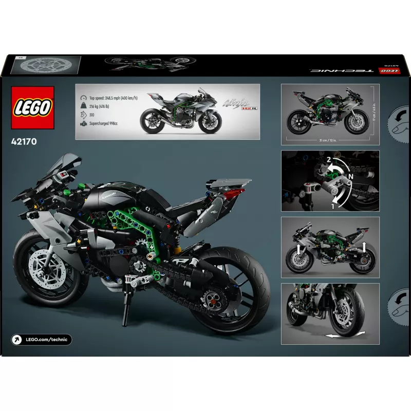 LEGO Technic Kawasaki Ninja H2R 42170 motocykel