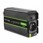 Qoltec Monolith napájací adaptér/menič do auta 600 W čierna