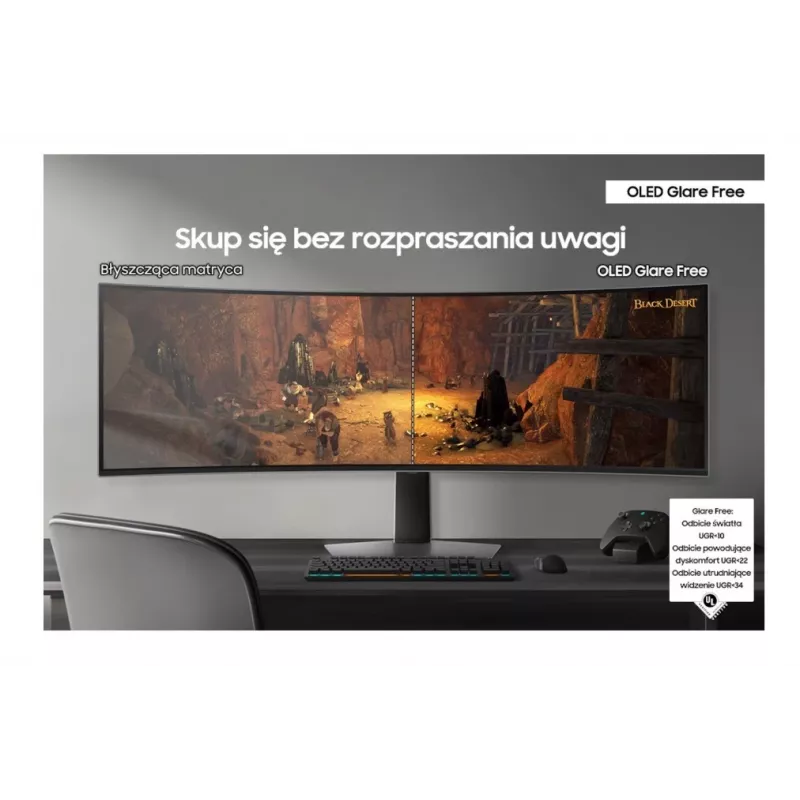 Monitor Samsung Odyssey G9 OLED 49 palcov OLED 5120 x 1440