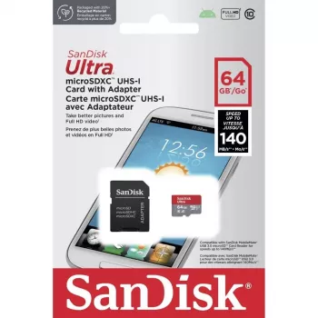 Flash pamäťová karta SANDISK SDSQUAB-064G-GN6TA 64GB