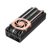 GrauGear G-M2U4-40G-F externý box na SSD M.2 NVMe, PCIe 4.0, USB4 (USB-C), 40 Gbit/s, hliník, s ventilátorom, čierny