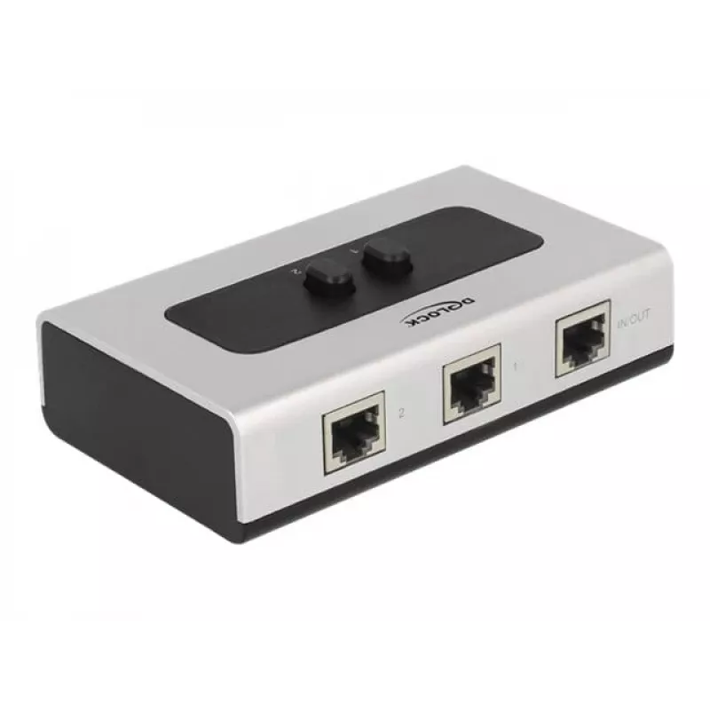 Hub DeLOCK 87673 1000 Mbit/s čierny sivý