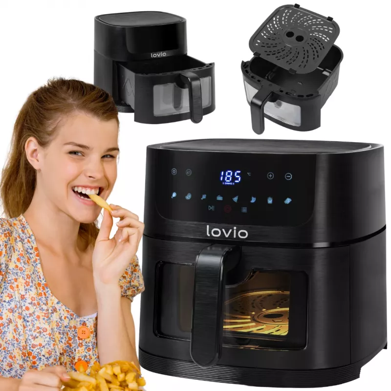 Lovio LVAF002BK PureFry XL Smart 6L čierna