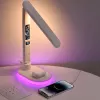 Stolná lampa Hawk HW-LAMP03 biela RGB — nastaviteľná LED stolná lampa s RGB osvetlením