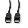 Value DisplayPort prepojovací kábel DisplayPort konektor samec, DisplayPort konektor samec 1,50 m čierny 11.99.5798 tienený
