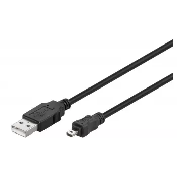 Microconnect USBAMB82 USB kábel USB 2.0 1,8 m USB-A Mini-USB-B čierny