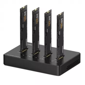 Prémiová dokovacia stanica 4x M.2 NVME SSD, až do 10Gbps/SSD