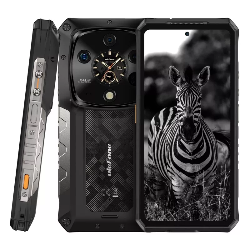Odolný smartfón UleFone Armor 28 Ultra 5G — 16 GB RAM, 1 TB úložisko, čierny