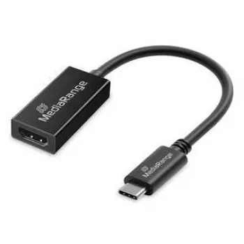 USB Type-C na HDMI audio a video konvertor MediaRange MRCS234, 20 cm, čierny