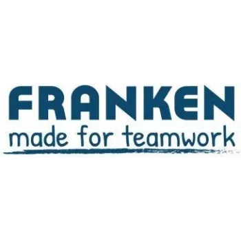 Magnetický držiak etikiet Franken C124G — 5,0 x 1,5 cm, tmavohnedá