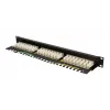 Patch panel Extralink CAT5E STP V2 24 portov