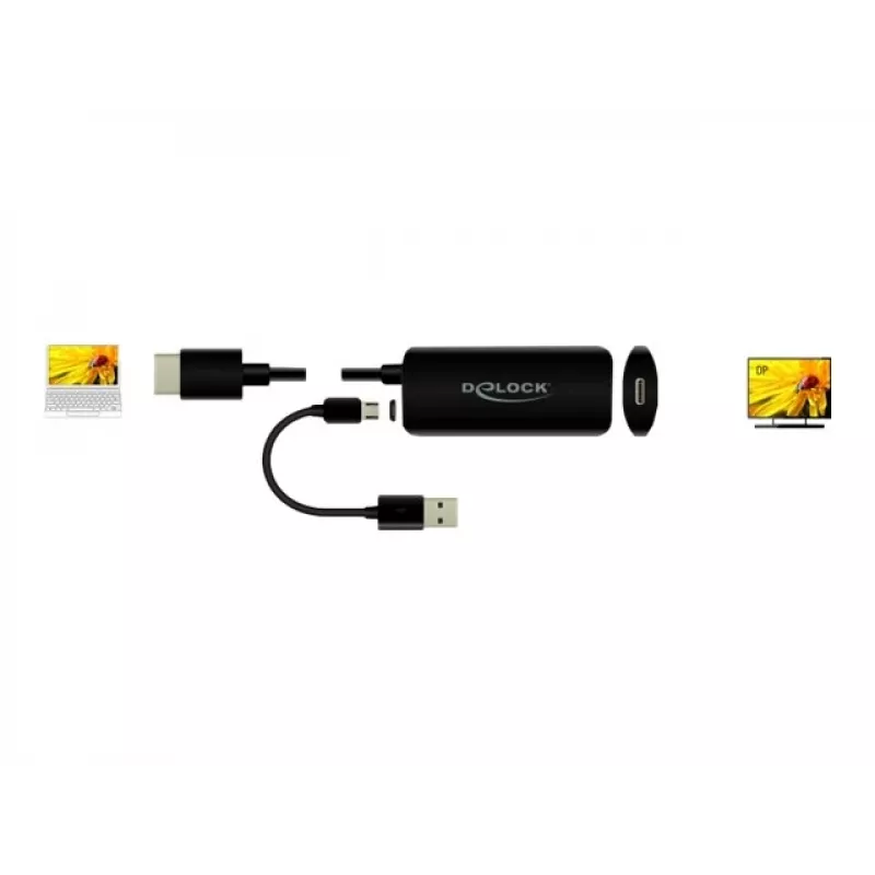 Adaptér HDMI-A konektor samec na USB Type-C konektor samica DeLOCK 63251