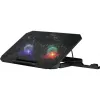 Chladiaci podložka pod notebook DEFENDER NS-510 s 2 ventilátormi, 2×USB portami a RGB osvetlením