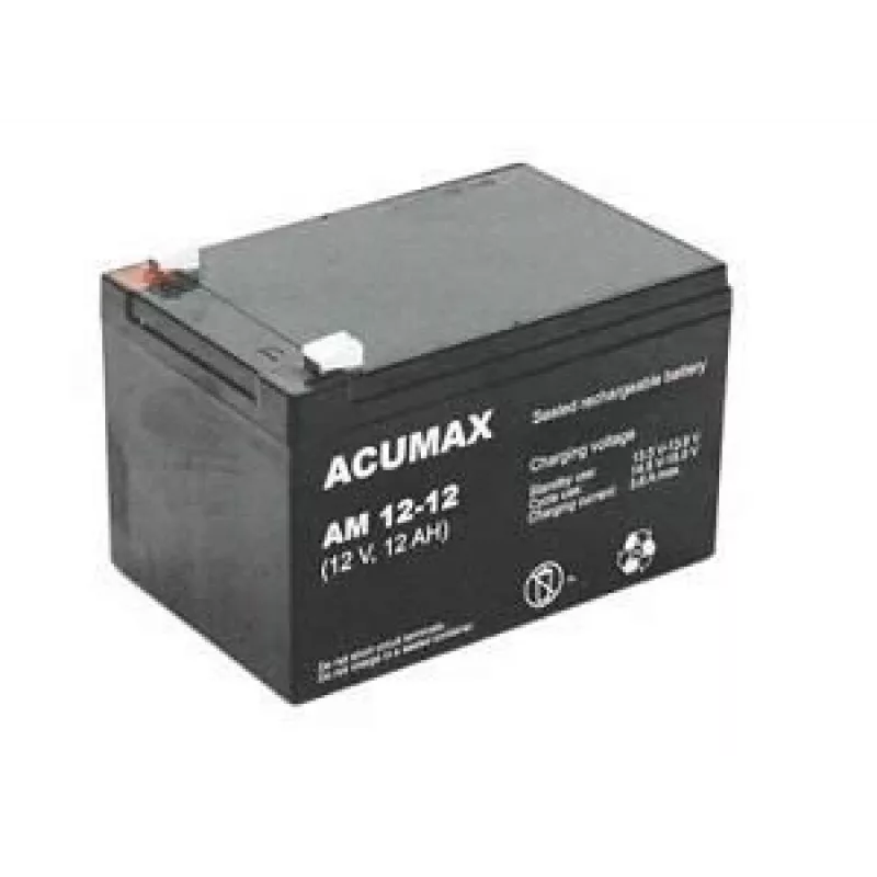 12V 12AH Vrla AM12-12 Acumax Emu batéria