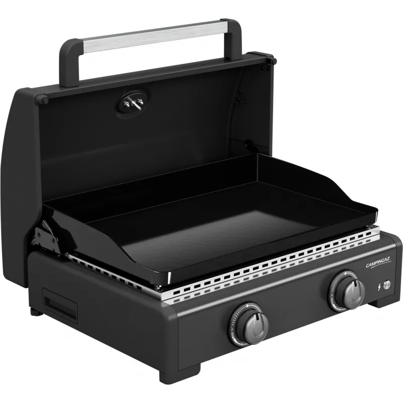Plynová plancha Campingaz Onyx 2 2217205 — 2-horáková plancha s liatinovou varnou plochou