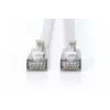 Slim patch kábel DIGITUS CAT6A F-FTP, 7 m, sivý, RJ-45–RJ-45, 10 Gbit/s