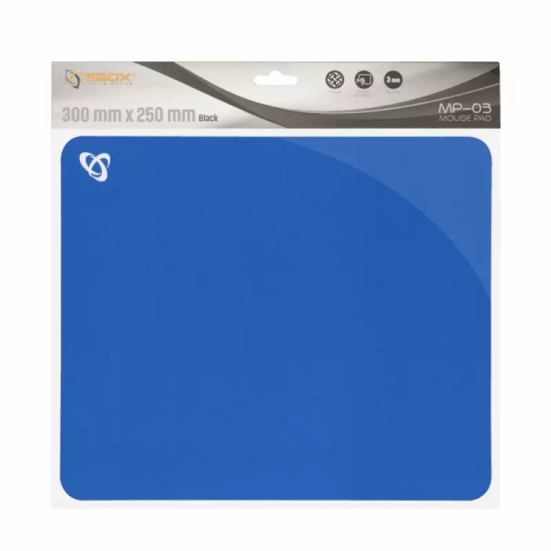 Sbox MP-03BL gélová podložka pod myš modrá