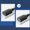 USB 3.0 predlžovací kábel adaptér UGREEN 10368B — USB-A konektor samica na USB-A konektor samec, 1 m, čierny