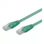 Wentronic Goobay CAT 6 patch kábel, U/UTP, zelený, 10 m – CCA medená zmes (68445)
